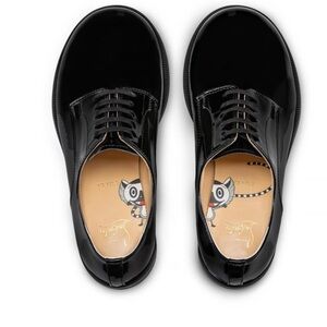 Christian Louboutin patent leather black Darby Oxford NWOB SZ 33